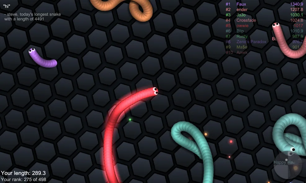 slither.io  [МОД Unlimited Money] Screenshot 2