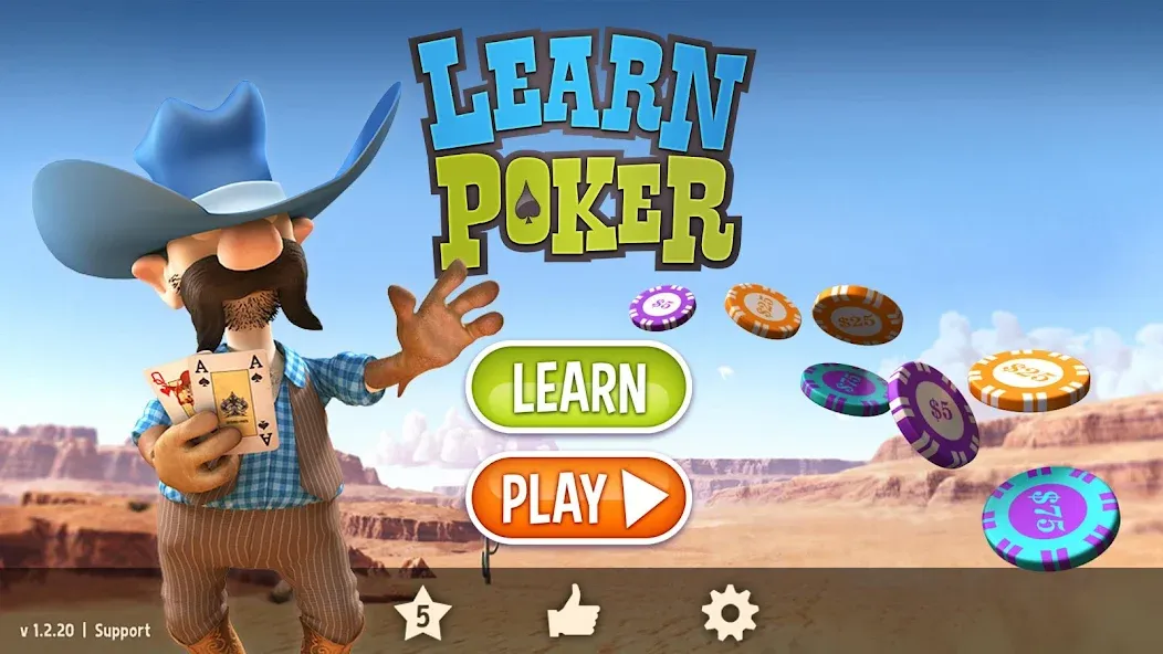 Learn Poker - How to Play  [МОД Бесконечные монеты] Screenshot 5
