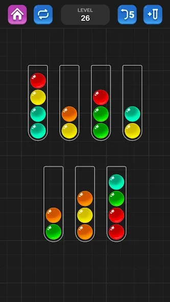 Ball Sort Puzzle - Color Game  [МОД Много монет] Screenshot 1