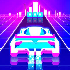 Скачать взлом Music Racing GT: EDM & Cars (Музыка Гонок ГТ)  [МОД Много монет] - последняя версия apk на Андроид