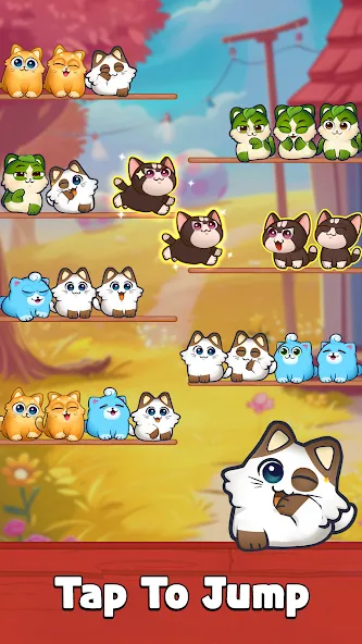 Cat Sort Puzzle: Cute Pet Game  [МОД Mega Pack] Screenshot 2