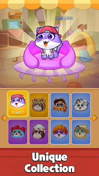 Cat Sort Puzzle: Cute Pet Game  [МОД Mega Pack] Screenshot 5