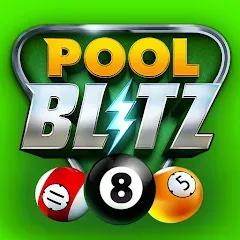 Взломанная Pool Blitz (Пул Блиц)  [МОД Бесконечные монеты] - стабильная версия apk на Андроид