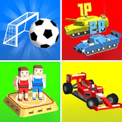 Взломанная Cubic 2 3 4 Player Games (убик 2 3 4)  [МОД Menu] - стабильная версия apk на Андроид