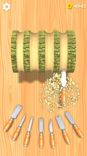 Wood Turning 3D - Carving Game  [МОД Mega Pack] Screenshot 3