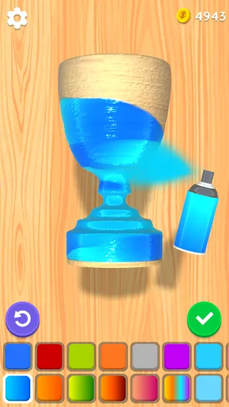 Wood Turning 3D - Carving Game  [МОД Mega Pack] Screenshot 4