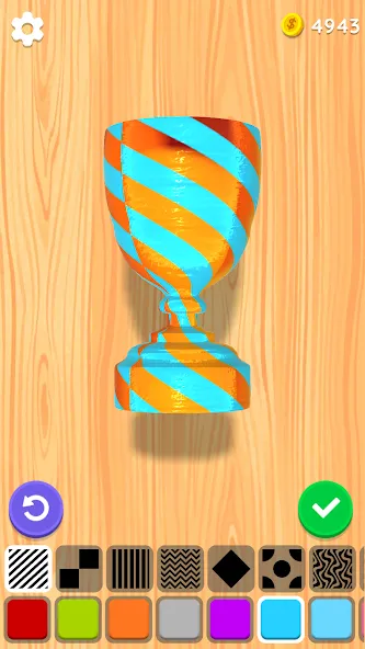 Wood Turning 3D - Carving Game  [МОД Mega Pack] Screenshot 5