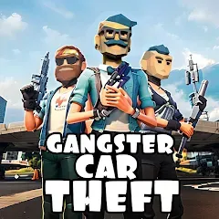 Взломанная Gangster Car Theft Games (Гангстерская автомобильная война игр)  [МОД Unlimited Money] - стабильная версия apk на Андроид