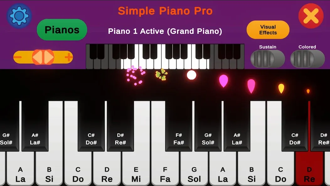 Simple Piano Pro (Симпл Пиано Про)  [МОД Все открыто] Screenshot 2