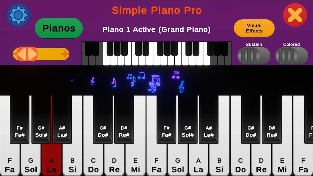 Simple Piano Pro (Симпл Пиано Про)  [МОД Все открыто] Screenshot 3