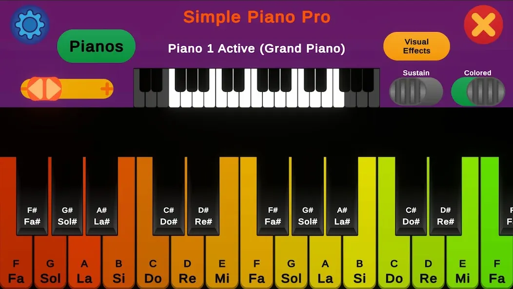 Simple Piano Pro (Симпл Пиано Про)  [МОД Все открыто] Screenshot 4