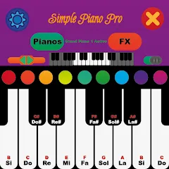 Скачать взлом Simple Piano Pro (Симпл Пиано Про)  [МОД Все открыто] - стабильная версия apk на Андроид