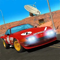 Взломанная Rally Car : Extreme Fury Race (Ралли Кар)  [МОД Unlocked] - полная версия apk на Андроид