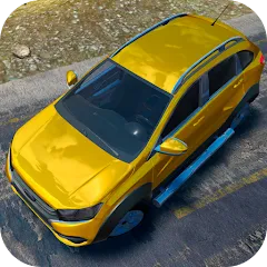 Скачать взломанную Lada - Russian Car Driving  [МОД Mega Pack] - стабильная версия apk на Андроид
