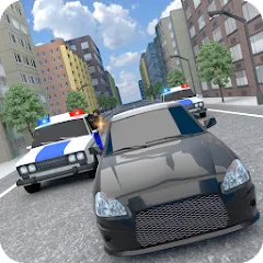 Взлом Police Car Chase  [МОД Много денег] - стабильная версия apk на Андроид