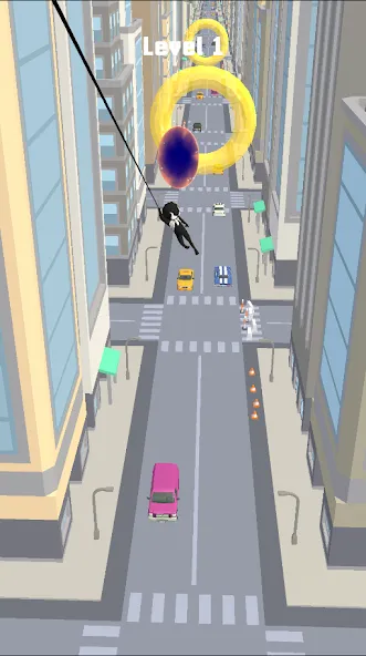 Web Slinging Race (Веббросок гонок)  [МОД Mega Pack] Screenshot 1