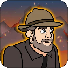 Скачать взломанную Volcano Escape (Вулканическое бегство)  [МОД Бесконечные монеты] - стабильная версия apk на Андроид
