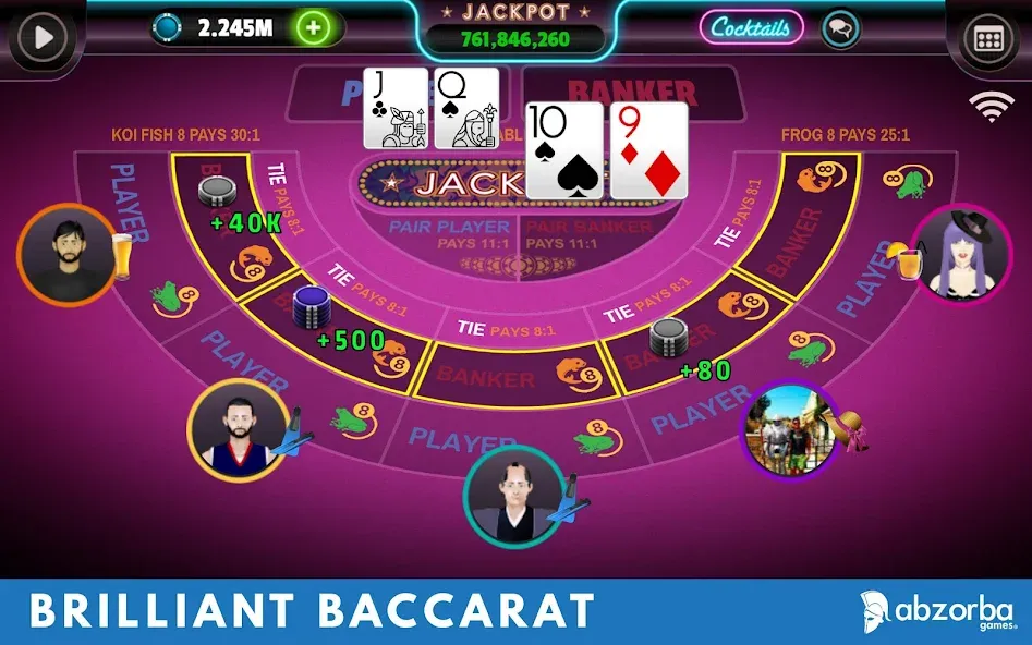 Baccarat (Баккара)  [МОД Menu] Screenshot 1