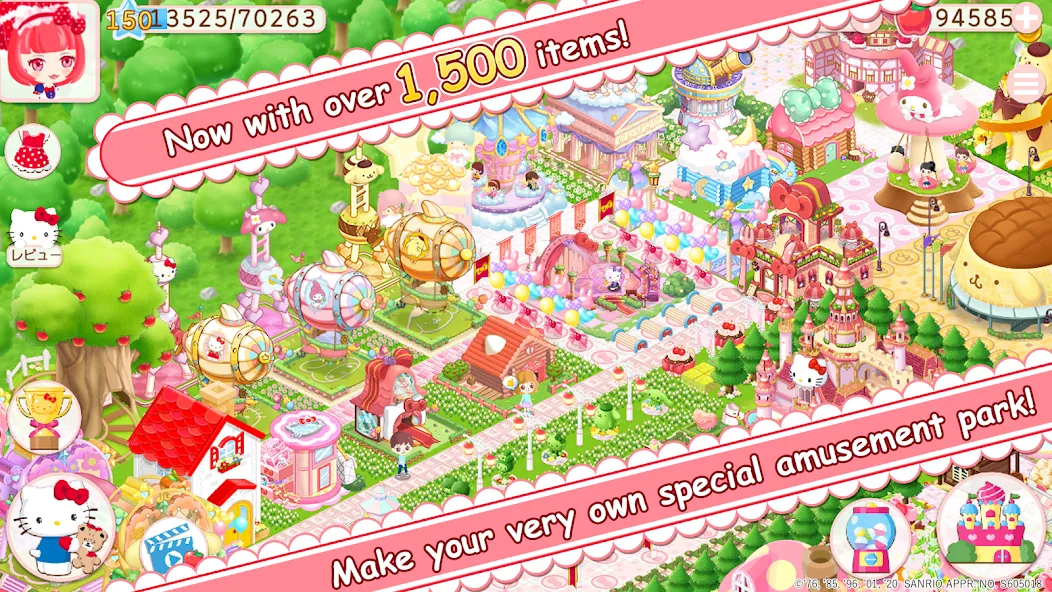 HelloKittyWorld2 Sanrio Kawaii (ХеллоуКиттиВорлд2 Санрио Каваии)  [МОД Много монет] Screenshot 2