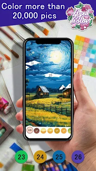 Aged Color (Эйджед Колор)  [МОД Бесконечные монеты] Screenshot 1