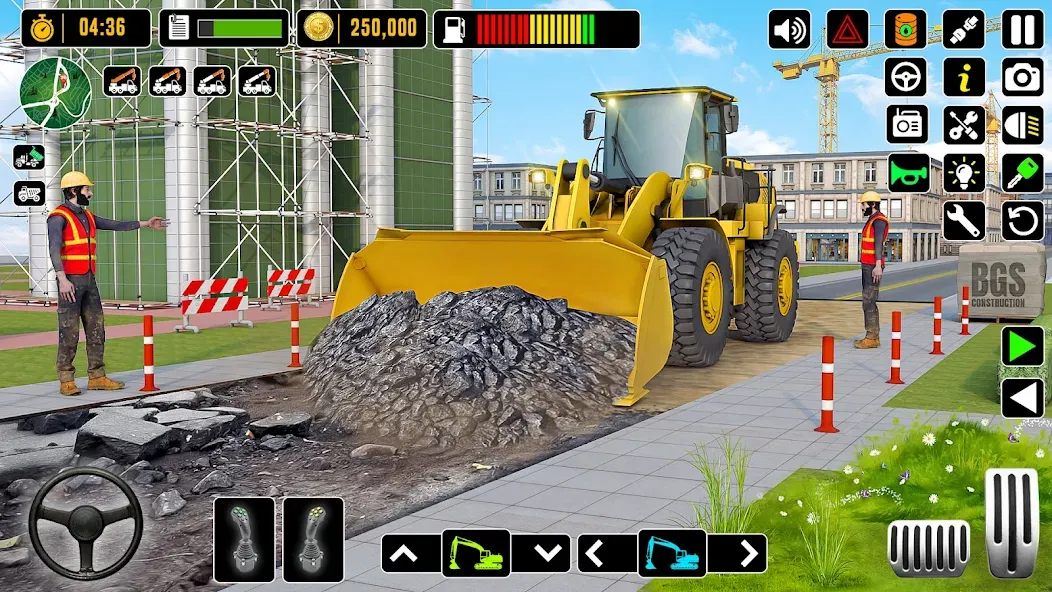 City Road Construction Games (Сити Роад Конструкшн Геймс)  [МОД Menu] Screenshot 2