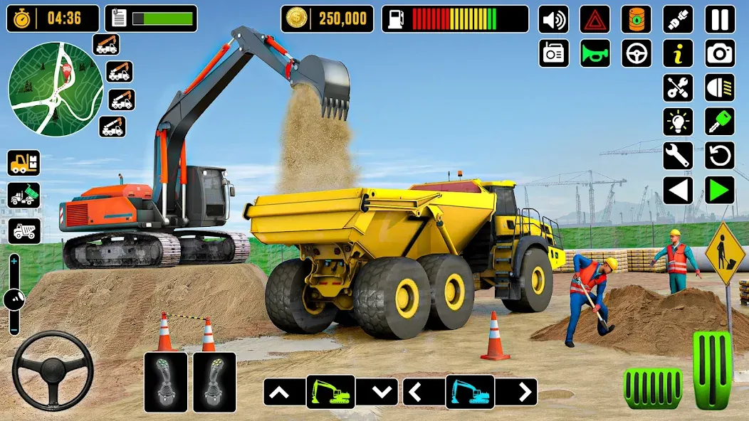 City Road Construction Games (Сити Роад Конструкшн Геймс)  [МОД Menu] Screenshot 3