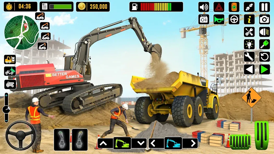 City Road Construction Games (Сити Роад Конструкшн Геймс)  [МОД Menu] Screenshot 5