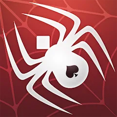 Взломанная Spider Solitaire  [МОД Меню] - полная версия apk на Андроид