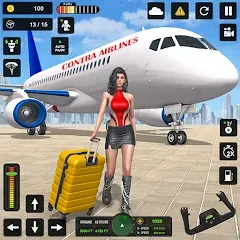 Взломанная City Pilot Cargo Plane Games (Сити Пилот Карго Плейн Геймс)  [МОД Много монет] - полная версия apk на Андроид