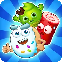 Скачать взлом Sugar Heroes - match 3 game  [МОД Много монет] - последняя версия apk на Андроид
