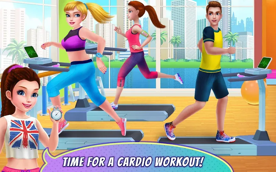 Fitness Girl - Dance & Play  [МОД Бесконечные монеты] Screenshot 5