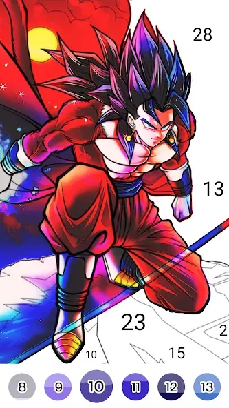 Color Fan - Color By Number (Цветной веер)  [МОД Меню] Screenshot 4