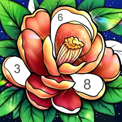 Скачать взломанную Color Now - color by number (Цолор Ноу)  [МОД Все открыто] - последняя версия apk на Андроид