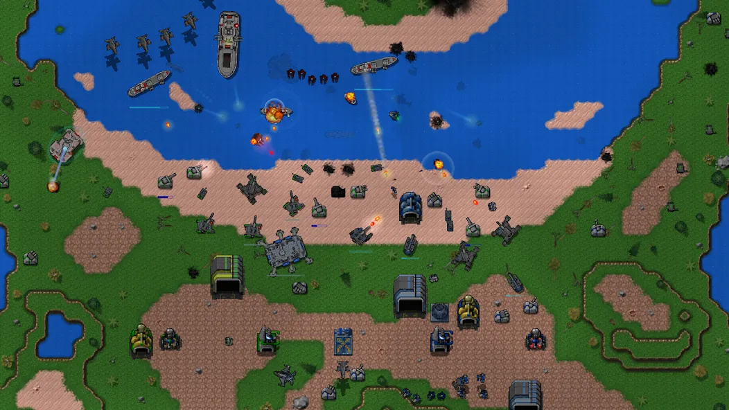 Rusted Warfare - Demo (Растущая война)  [МОД Mega Pack] Screenshot 2