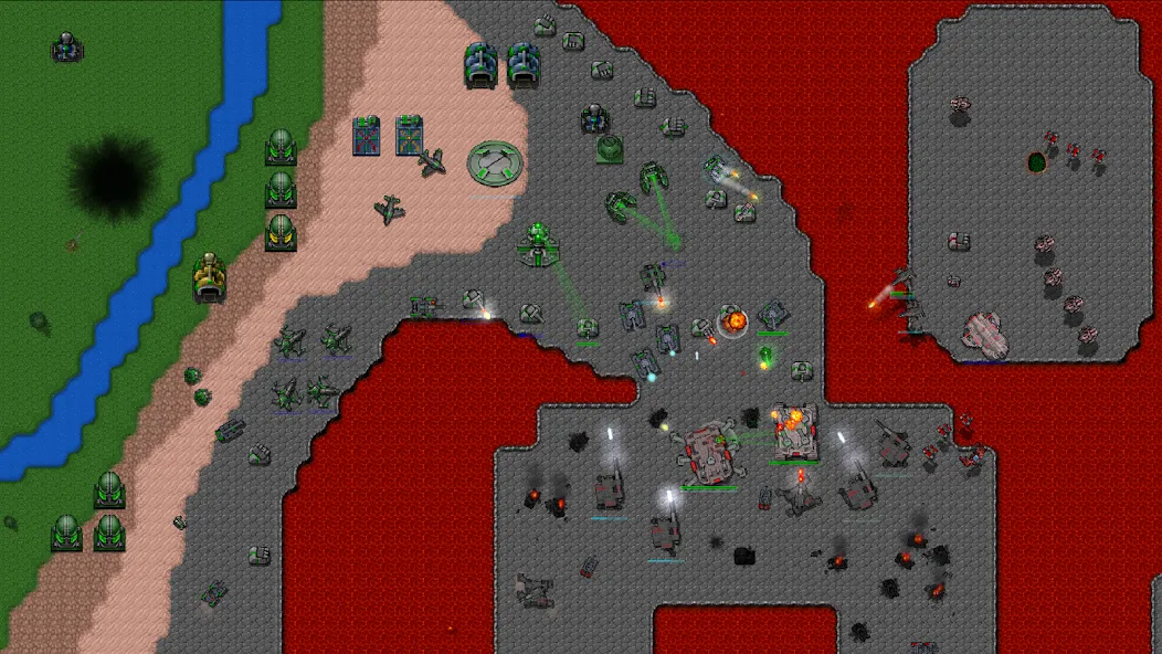 Rusted Warfare - Demo (Растущая война)  [МОД Mega Pack] Screenshot 4
