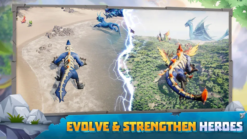 Summon Dragons (Саммон Драгонс)  [МОД Бесконечные деньги] Screenshot 1