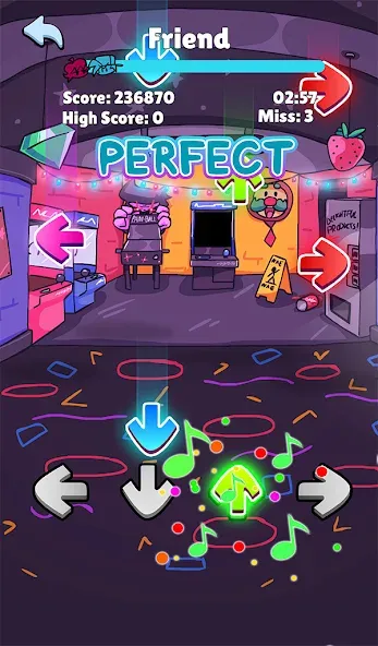 Music Rap Time Battle (Фанкин Музыка)  [МОД Menu] Screenshot 5