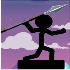 Скачать взломанную Spear war with Stickman (Спир вар)  [МОД Unlocked] - стабильная версия apk на Андроид