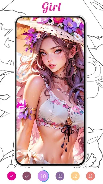 Coloring Games-Color By Number  [МОД Unlocked] Screenshot 3