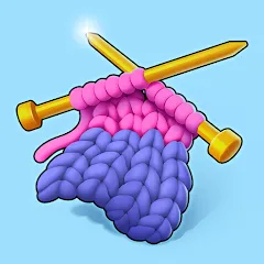 Скачать взломанную Cozy Knitting: Sorting games (Кози Ниттинг)  [МОД Mega Pack] - последняя версия apk на Андроид
