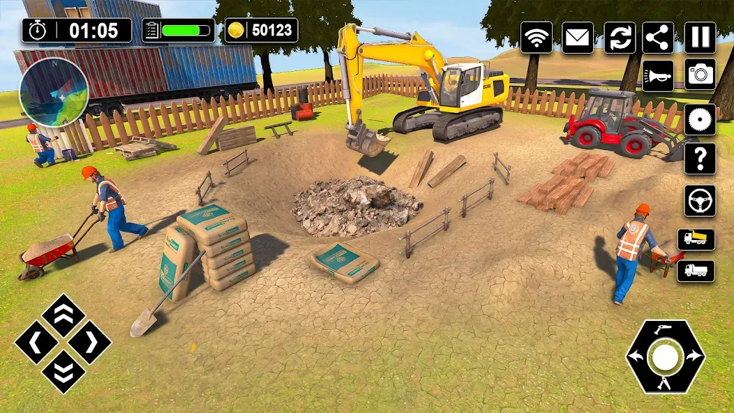 Wood House Construction Game  [МОД Mega Pack] Screenshot 1