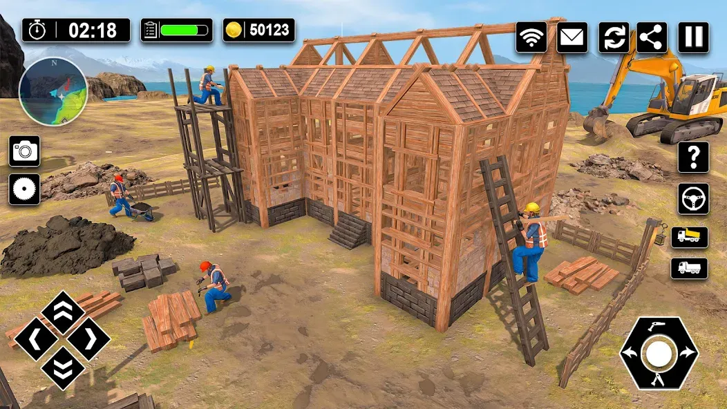 Wood House Construction Game  [МОД Mega Pack] Screenshot 3