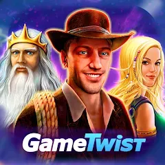 Скачать взлом GameTwist Vegas Casino Slots (ГеймТвист)  [МОД Много монет] - последняя версия apk на Андроид