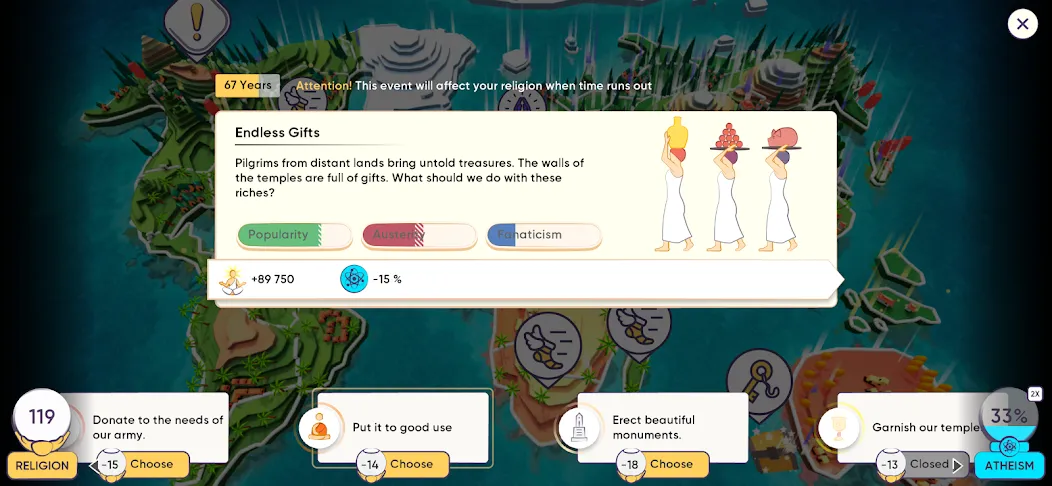 Religion Inc. God Simulator (Релиджн Инк)  [МОД Все открыто] Screenshot 4