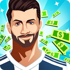 Скачать взломанную Idle Eleven - Soccer tycoon (Айдл Илевен)  [МОД Бесконечные деньги] - полная версия apk на Андроид