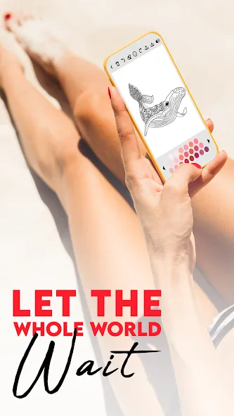 Coloring for adults offline  [МОД Все открыто] Screenshot 1