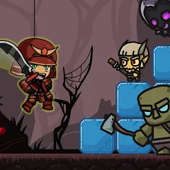 Скачать взломанную samurai adventure (самурайские приключения)  [МОД Menu] - последняя версия apk на Андроид