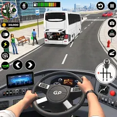 Взлом Bus Simulator - Driving Games  [МОД Все открыто] - полная версия apk на Андроид