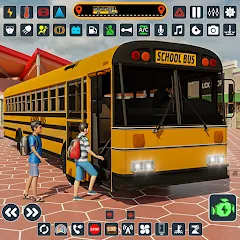 Взлом School Bus 3d : City Bus Games (Школьный автобус симулятор игры на автобусе)  [МОД Бесконечные деньги] - последняя версия apk на Андроид
