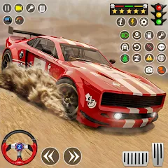 Скачать взломанную Real Rally Drift & Rally Race (Риал Ралли)  [МОД Все открыто] - стабильная версия apk на Андроид